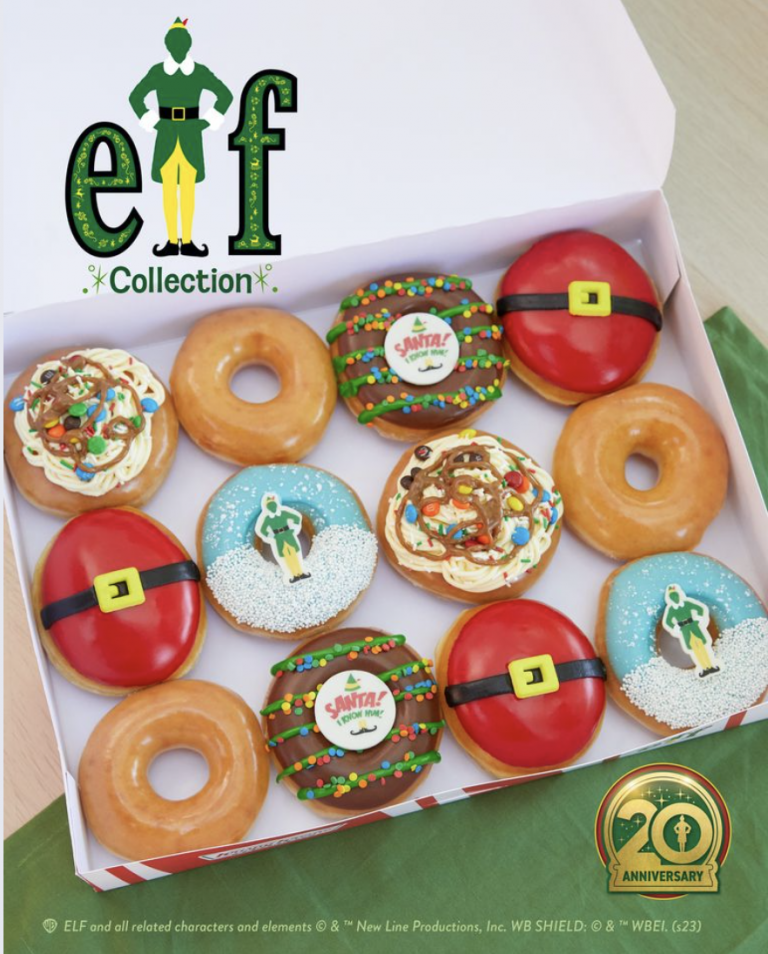 Krispy Kreme Doughnuts Canada Celebrating Christmas and Elf’s 20th Anniversary with NEW Holiday